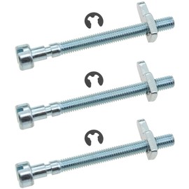 safycaby 3 Sets Chain Tensioner Adjuster Screw Kit Chain Tensioner Adjuster Screw for 530016110, 530015826, 530069611 Chainsaw Parts
