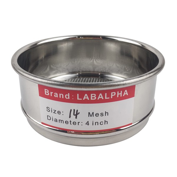 LABALPHA LABALPHA 14 Mesh Lab Sieves, Test Sieve #14 Mesh,