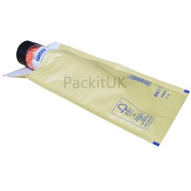 PackitUK 1703-5 140 x 225 mm Arofol Size B AR02 Padded Bubble Lined Mailers Cushioned Envelope - Gold (Pack of 5)