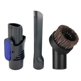 IX141 Pet Cordless Stick Vacuum Replacement Parts Compatible With Shark Pet Cordless Stick IX141 IZ462H IZ483H IZ363HT IZ361H IZ163H IZ362H Crevice Tool Horse Hair Brush Attachment for D-Shaped Vacuum