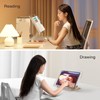 Adjustable Acrylic Book Stand for Reading, Book Holder with Pen