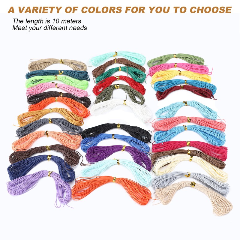 Artificial Leather Waxed Thread Kit DIY String Rope for Making