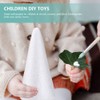 30Pcs White Craft Foam Cones DIY Christmas Tree Foam Cone