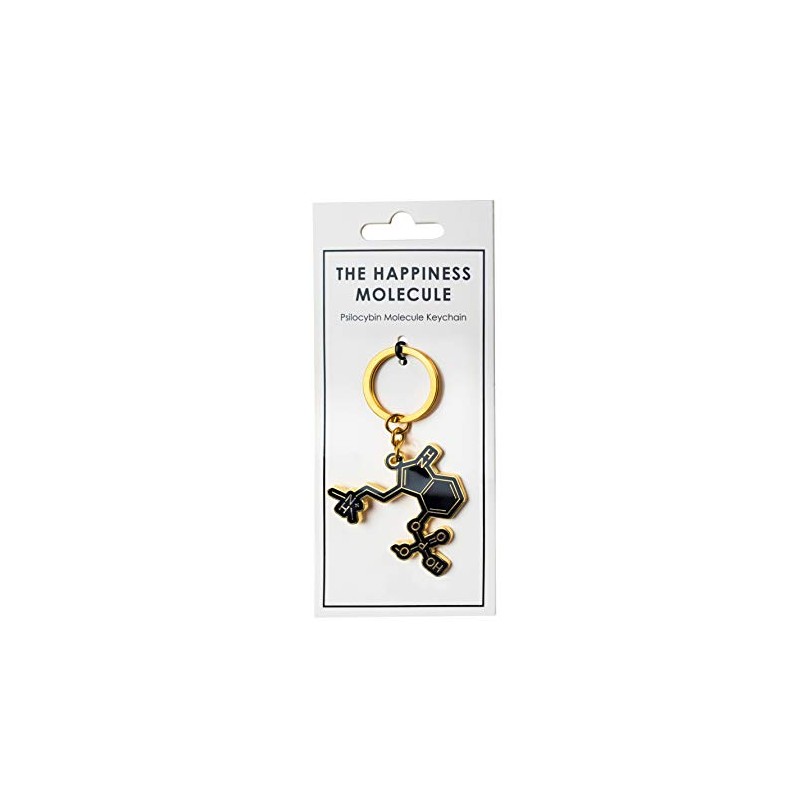 Jungle Empire Psilocybin Molecule Keyring | Magic Mushrooms Keyring |