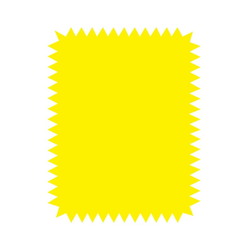 BAZIC Neon Pre-Cut Poster Board Shapes, Arts and Crafts Supplies,
