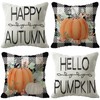 Dotegu Fall Pillow Covers 18x18 Set of 4 for Autumn