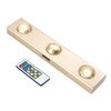 LUXSWAY Closet Light, Rotatable 3 Heads Spotlight, Dimmable and Timer