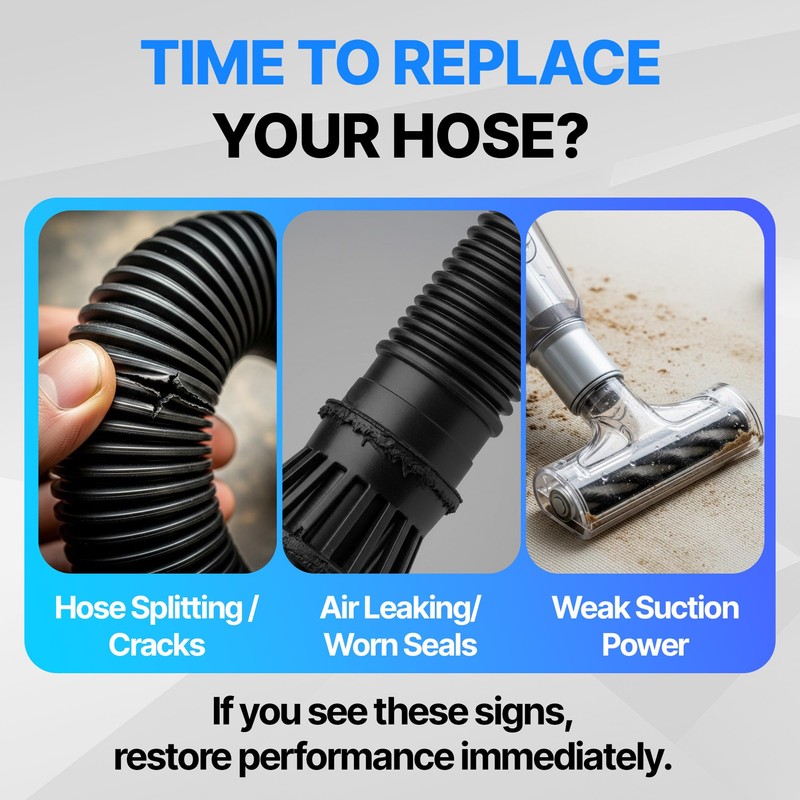 Vacuum Hose Replacement Compatible with Shark UV900 UV850 UV950 LA555
