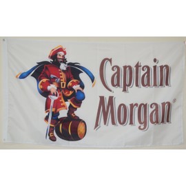 2But Captain Morgan Beer Flag Rum Banner 3x5 Feet Man Cave (I)