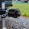 ZEROXCLUB Upgraded Trailer Lock Fits 2-5/16 Inch Coupler, Safety Chains
