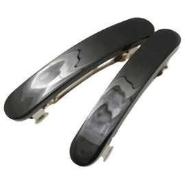 B464 Barrettes 2P Black