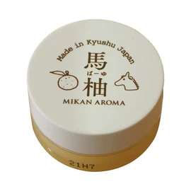Fukuda Farm Horse Oil MIKAN AROMA Lip Cream (1 Piece), Sakurajima Small Oranges, Made in Japan, Rough Hands, Care