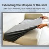 hanvate 2 Piece RV Couch Covers for Sofa Bed，RV Jackknife