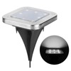 4pcs 8LED Solar Buried Light Under Ground Lamp Outdoor Pathway