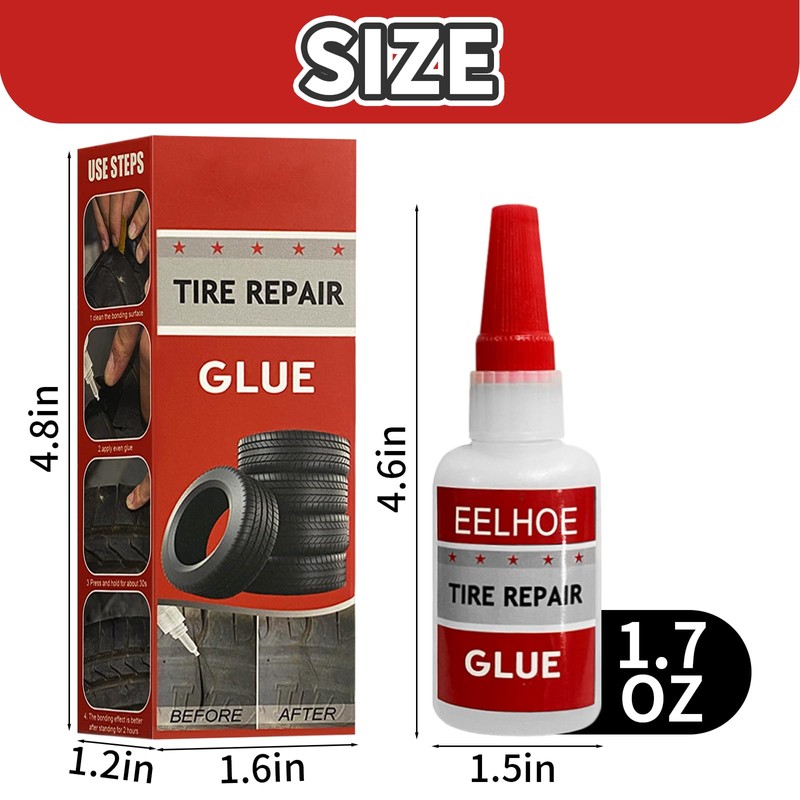 Tire Repair Glue, Rubber Cement Tire Repair, RC Tire Glue,