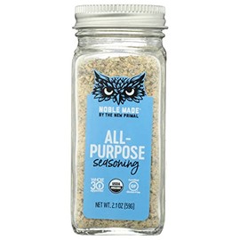 Noble Made By The New Primal Organic All-Purpose Seasoning, USDA Certified Organic, Gluten Free & Non-GMO, 2.1 Ounce (Pack of 6)