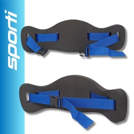 Sporti Swim Belts, Swim Float Jogbelt with Adjustable Belt for Water Fitness Exercises, Swimming Trainer Flotation Belt - Black - L/XL