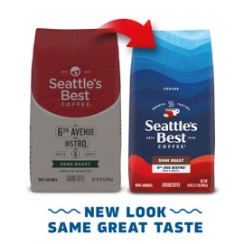 Seattle’s Best Coffee, 6th Ave Bistro, Dark Roast, Ground Coffee, 100% Arabica, 20 oz