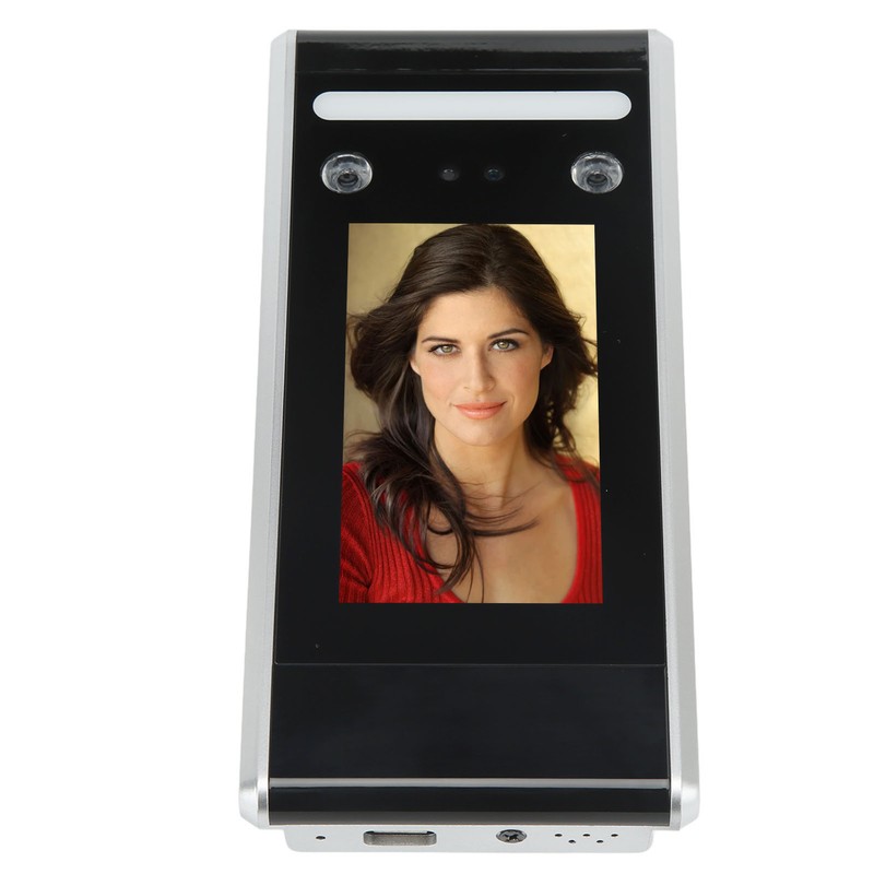 Time Clock Face Recognition Password Attendance Machine 4.3in Touchscreen Infrared