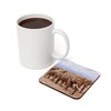 Cork Coaster - Elephant Horde in the Savannah Wildlife Animals