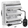 Criditpid 10 Inch Shutter Exhaust Fan with Speed Controller and