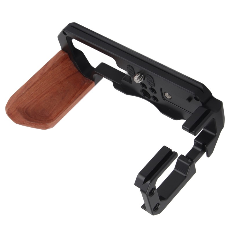 Wooden Handle L Quick Release Plate Cold Boot Bracket Cage