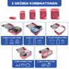 5-Piece Compression Packing Cube Set for Travel, Compression Packing Cube
