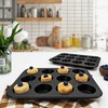 Satax Muffin Pan for Baking, Nonstick Cupcake Tin 12 Cup,sets