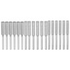 PATIKIL 18 Pcs Diamond Chainsaw Sharpener 3 Sizes High Hardness