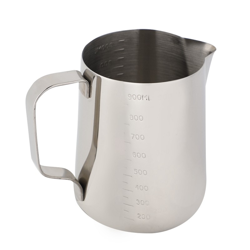 Stainless Steel Measuring Cup Coffee Jug Milk Frothing Pot Espresso