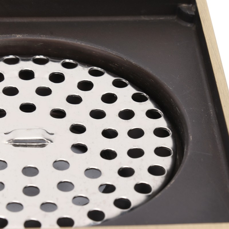 Floor Drain Antique Copper Shower Drain Kit for Home Hotel