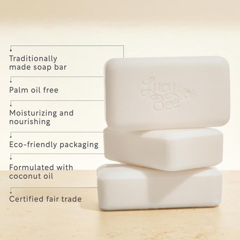 Lucy Bee Certified Organic & All Natural Soap Bar 4
