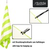 riptide Strandhandtuch XXL - Mikrofaser Badetücher Set, grün-weiß gestreift