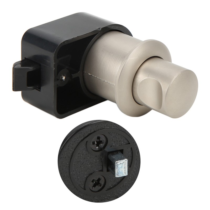 RV Push Button Lock Zinc Alloy Door Cabinet Knob Latch