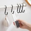 Relota Pack of 15 S Hooks, S Hooks, Black Aluminium