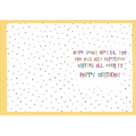 RSVP Birthday Celebration Words Cupcake Birthday Card