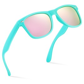 Retro Rewind Polarized Sunglasses for Men and Women - UV Protection Classic Mens Womens Sun Glasses - Cool Vintage 80s Shades