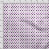 oneOone Velvet Purple Fabric Polka Dot Quilting Supplies Print Sewing