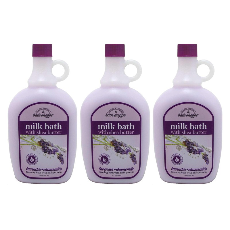 Village Nat. Bath Milk Bath Ultra-Moist Lavendr/Chamo 28 Ounce (828ml)