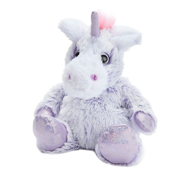Warmies 13'' Fully Heatable Cuddly Toy Scented with French Lavender - Marshmallow Unicorn