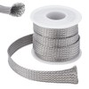 UNICRAFTALE - Funda de cable trenzado extensible de acero inoxidable