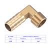 M METERXITY 2 x Screw Connectors Brass Angle 90 Degree