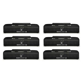Paquete de cartuchos de repuesto para afeitadora baKblade 1.0 para cabello y afeitadora corporal. 4 pulgadas extra anchas, cuchillas de afeitar desech