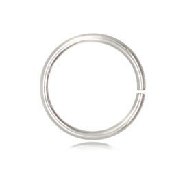 Open Jump Rings 5 Pcs Nickel Free 925 Sterling Silver, 8mm Other Sizes Avalaible: 6mm, 8mm, 10mm, 12mm, 14mm, 16mm