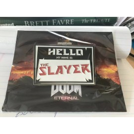 Doom Eternal Hello Slayer Pin of The Month #15 Figure Praetor Helmet - LED 600