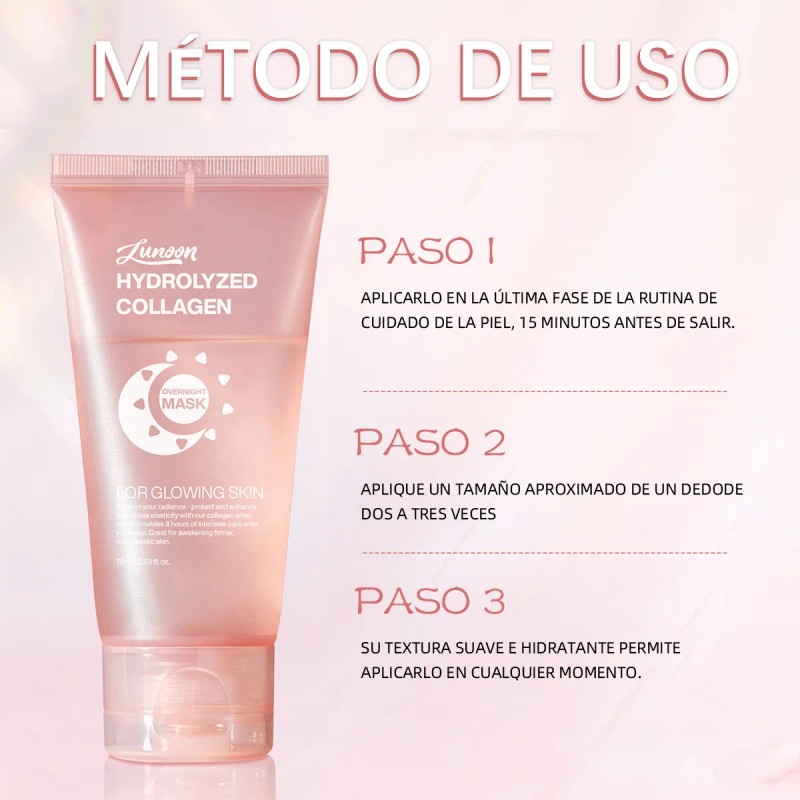 Mascarilla Facial Reafirmante Iluminadora Colágeno