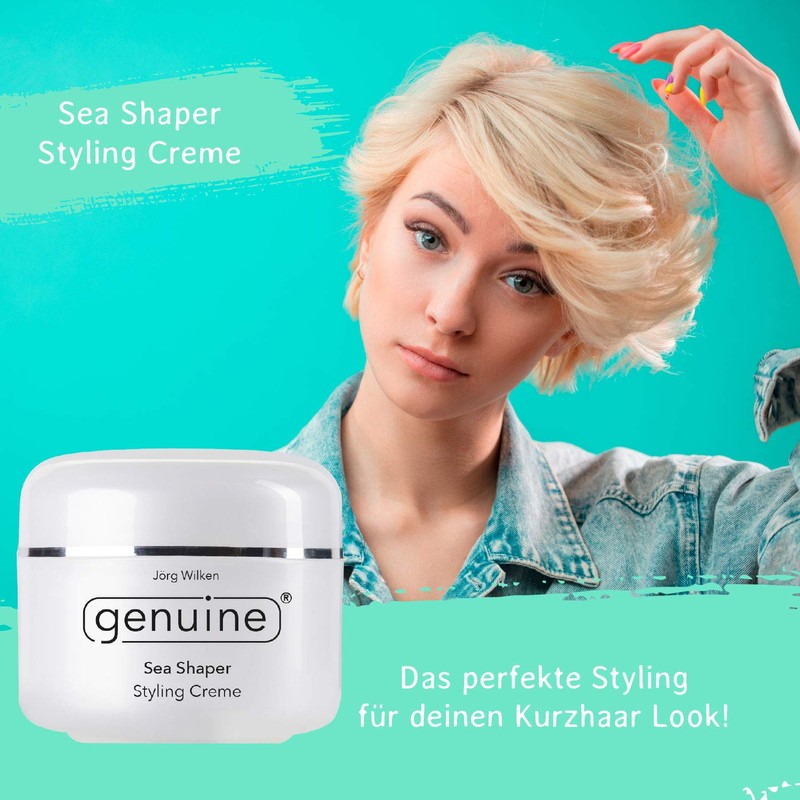 Sea Shaper Styling Cream for Short to Medium Length Hair,