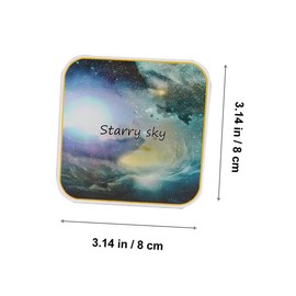 FRCOLOR Resin Palette Manicure Art Display Plate for Nail Polishers Nail Charms Set Colors