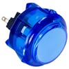Sanwa Denshi OBSC-30-CB Push Button Push Button 1.2 inches (30 mm) Clear Blue
