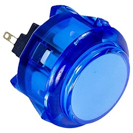 Sanwa Denshi OBSC-30-CB Push Button Push Button 1.2 inches (30 mm) Clear Blue